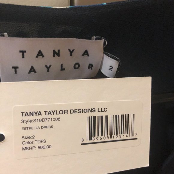 Tanya Taylor Watercolor Floral Silk Estrella - NWT - Picture 2 of 5